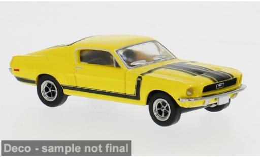 Miniature Ford Mustang 1/87 Brekina Fastback jaune 1968 1:87 Ford Mustang 1/87 Brekina Fastback jaune 1968 1:87 miniature