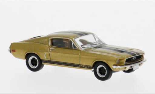 Ford Mustang 1/87 Brekina GT 350 Fastback gold/noire 1968 1:87 miniature