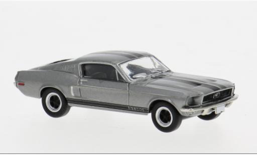 Ford Mustang 1/87 Brekina GT 350 Fastback metallise grise/noire 1968 1:87 miniature