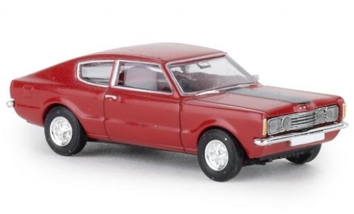 Miniature Ford Taunus 1/87 Brekina Coupe GT rouge 1972 Capot noire Ford Taunus 1/87 Brekina Coupe GT rouge 1972 Capot noire miniature