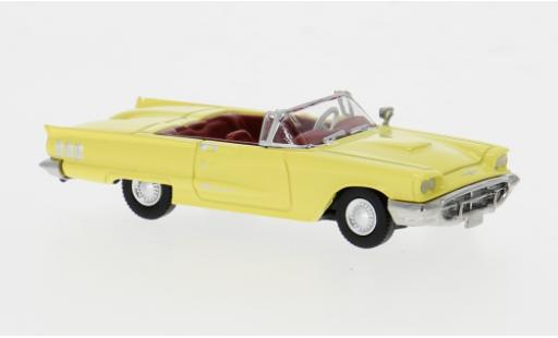 Ford Thunderbird 1/87 Brekina Cabriolet jaune 1960 1:87 miniature