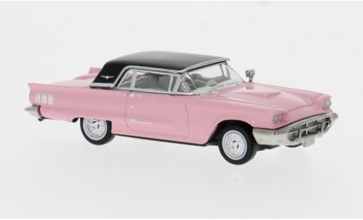 Miniature Ford Thunderbird 1/87 Brekina Cabriolet rose/noire 1960 1:87 Ford Thunderbird 1/87 Brekina Cabriolet rose/noire 1960 1:87 miniature