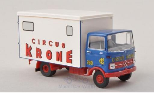 Miniature Mercedes LP 608 1/87 Brekina bleue/blanche Circus Krone Mercedes LP 608 1/87 Brekina bleue/blanche Circus Krone miniature