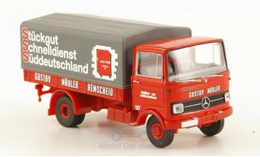 Miniature Mercedes LP 608 1/87 Brekina Gustav Mäuler Remscheid PP-LKW MS Mercedes LP 608 1/87 Brekina Gustav Mäuler Remscheid PP-LKW MS miniature