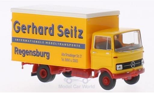 Mercedes LP 608 1/87 Brekina Koffer Gerhard Seitz miniature