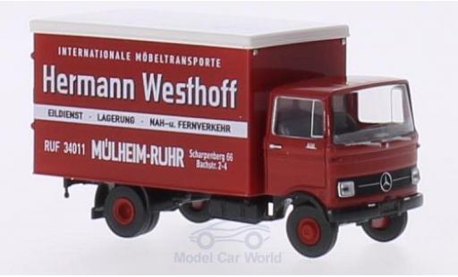 Miniature Mercedes LP 608 1/87 Brekina Koffer H.Westhoff Mühlheim/Ruhr Mercedes LP 608 1/87 Brekina Koffer H.Westhoff Mühlheim/Ruhr miniature