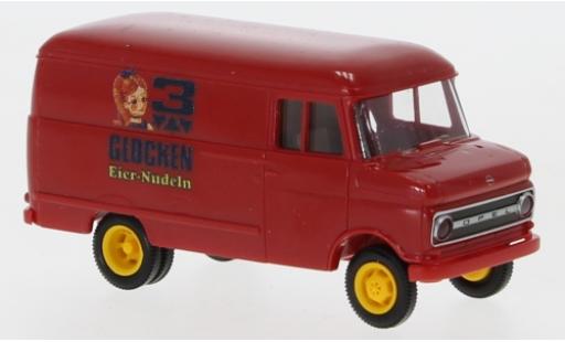Miniature Opel Blitz 1/87 Brekina B Kastenwagen 3 Glocken Eiernudeln 1966 Opel Blitz 1/87 Brekina B Kastenwagen 3 Glocken Eiernudeln 1966 miniature