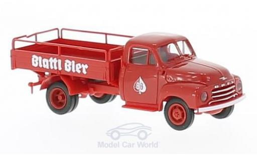 Miniature Opel Blitz 1/87 Brekina Blattl Bier (A) Bierpritsche Opel Blitz 1/87 Brekina Blattl Bier (A) Bierpritsche miniature