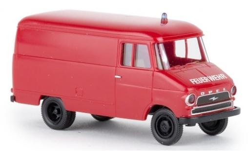 Miniature Opel Blitz 1/87 Brekina Kasten A Feuerwehr 1959 Opel Blitz 1/87 Brekina Kasten A Feuerwehr 1959 miniature