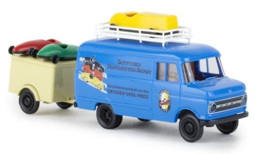 Miniature Opel Blitz 1/87 Brekina Kasten B Deutsches Seifenkisten Derby 1960 mit Anh. und Seifenkisten Opel Blitz 1/87 Brekina Kasten B Deutsches Seifenkisten Derby 1960 mit Anh. und Seifenkisten miniature