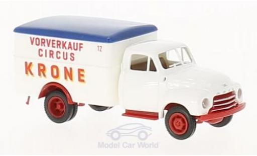 Miniature Opel Blitz 1/87 Brekina Koffer Circus Krone Vorverkauf Opel Blitz 1/87 Brekina Koffer Circus Krone Vorverkauf miniature