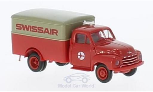 Miniature Opel Blitz 1/87 Brekina Swissair Koffer Opel Blitz 1/87 Brekina Swissair Koffer miniature