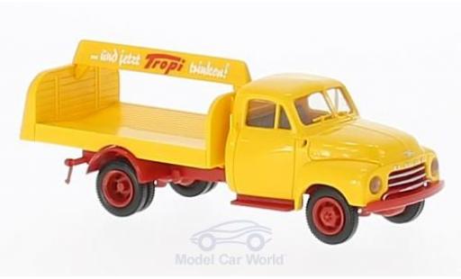 Miniature Opel Blitz 1/87 Brekina Tropi Getränkeaufbau Opel Blitz 1/87 Brekina Tropi Getränkeaufbau miniature