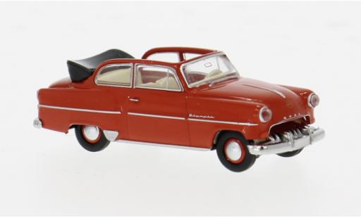 Opel Olympia 1/87 Brekina Cabrio rouge 1954 1:87 miniature