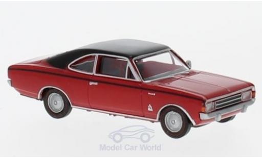 Miniature Opel Rekord 1/87 Brekina C Coupe rouge/noire aus der Schweiz Opel Rekord 1/87 Brekina C Coupe rouge/noire aus der Schweiz miniature