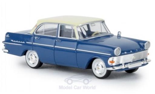 Miniature Opel Rekord 1/87 Brekina P2 bleue/beige TD Opel Rekord 1/87 Brekina P2 bleue/beige TD miniature