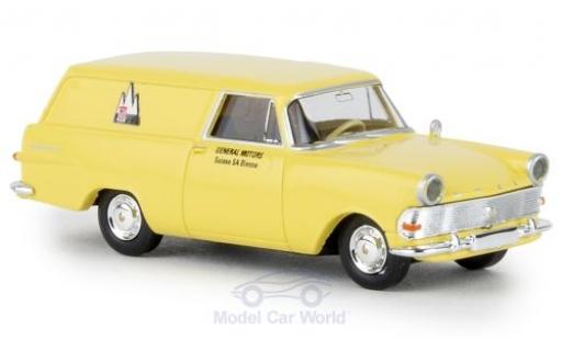Miniature Opel Rekord 1/87 Brekina P2 Kasten GM Suisse TD Opel Rekord 1/87 Brekina P2 Kasten GM Suisse TD miniature