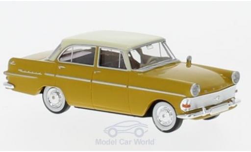 Miniature Opel Rekord 1/87 Brekina P2 Limousine jaune/beige Opel Rekord 1/87 Brekina P2 Limousine jaune/beige miniature