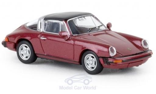 Miniature Porsche 930 Targa 1/87 Brekina 911 G Targa metallise rouge 1976 TD Porsche 930 Targa 1/87 Brekina 911 G Targa metallise rouge 1976 TD miniature