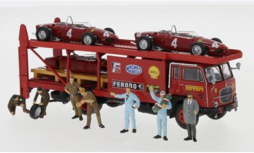 Miniature Fiat 642 1/87 Brekina Renntransporter-Set Ferrari 1962 avec 2 x F 156 Ersatzkarosse et 7 exkl. figurines Fiat 642 1/87 Brekina Renntransporter-Set Ferrari 1962 avec 2 x F 156 Ersatzkarosse et 7 exkl. figurines miniature