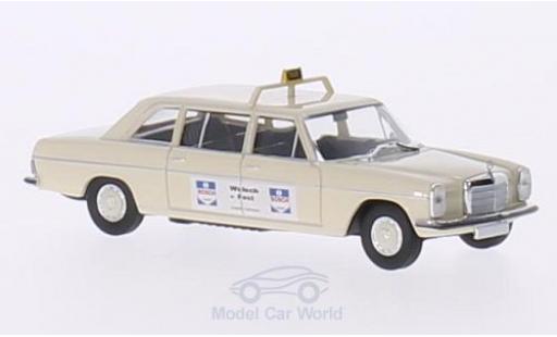 Miniature Mercedes 220 1/87 Brekina D Lang (V115) beige Taxi (D) / Wulsch Mercedes 220 1/87 Brekina D Lang (V115) beige Taxi (D) / Wulsch miniature