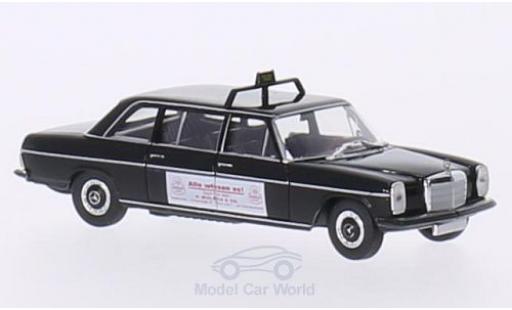 Miniature Mercedes 220 1/87 Brekina D Lang (V115) noire Taxi (D) / Wulsch Mercedes 220 1/87 Brekina D Lang (V115) noire Taxi (D) / Wulsch miniature