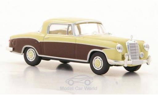 Miniature Mercedes 220 1/87 Brekina S Coupe (W180 II) beige/marron Mercedes 220 1/87 Brekina S Coupe (W180 II) beige/marron miniature