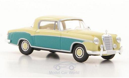 Miniature Mercedes 220 1/87 Brekina S Coupe (W180 II) beige/verte Mercedes 220 1/87 Brekina S Coupe (W180 II) beige/verte miniature