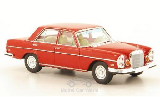 Miniature Mercedes 280 SE 1/87 Brekina SE 4.5 (W108) rouge US-Version Mercedes 280 SE 1/87 Brekina SE 4.5 (W108) rouge US-Version miniature