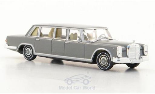 Miniature Mercedes 600 1/87 Brekina (W100) Pullman Limousine grise Mercedes 600 1/87 Brekina (W100) Pullman Limousine grise miniature