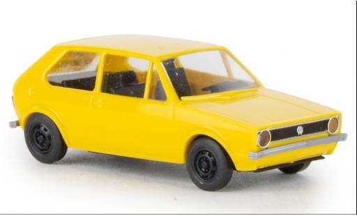 Miniature Volkswagen Golf 1/87 Brekina I jaune 1974 Volkswagen Golf 1/87 Brekina I jaune 1974 miniature