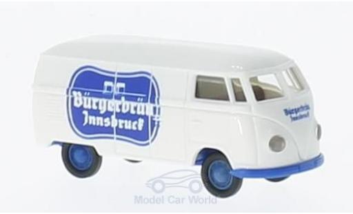 Miniature Volkswagen T1 B 1/87 Brekina a Bürgerbräu Innsbruck Kasten Volkswagen T1 B 1/87 Brekina a Bürgerbräu Innsbruck Kasten miniature