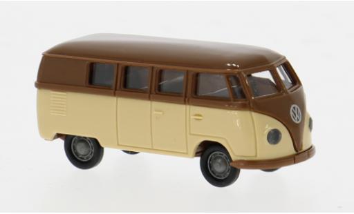 Miniature Volkswagen T1 1/87 Brekina a Kombi marron/beige 1950 1:87 Volkswagen T1 1/87 Brekina a Kombi marron/beige 1950 1:87 miniature