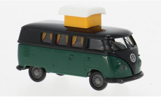 Miniature Volkswagen T1 1/87 Brekina b Camper noire/grise 1960 1:87 Volkswagen T1 1/87 Brekina b Camper noire/grise 1960 1:87 miniature