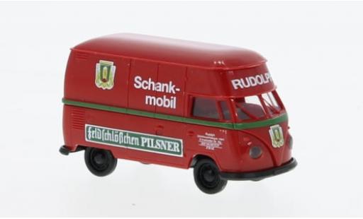 Volkswagen T1 1/87 Brekina b Gro&szlig;raum-Kasten Feldschl&ouml;&szlig;chen Schankmobil 1960 1:87 miniature