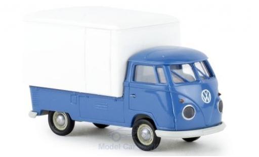 Miniature Volkswagen T1 1/87 Brekina b Großraum-Koffer bleue/blanche 1960 Volkswagen T1 1/87 Brekina b Großraum-Koffer bleue/blanche 1960 miniature