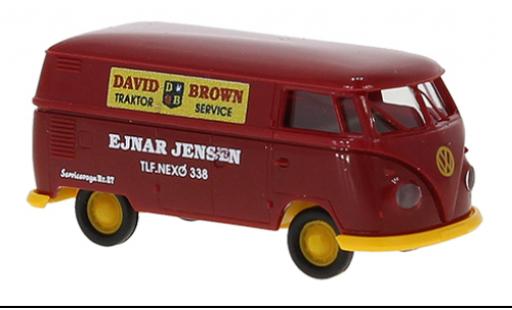 Miniature Volkswagen T1 1/87 Brekina b Kasten David Brown Traktor Service 1960 Volkswagen T1 1/87 Brekina b Kasten David Brown Traktor Service 1960 miniature