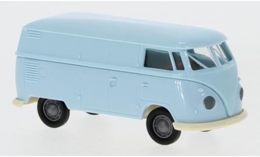 Miniature Volkswagen T1 1/87 Brekina b Kasten bleue 1960 Economy Volkswagen T1 1/87 Brekina b Kasten bleue 1960 Economy miniature