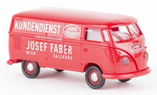 Miniature Volkswagen T1 1/87 Brekina b Kasten Jawa Kundendienst 1960 Volkswagen T1 1/87 Brekina b Kasten Jawa Kundendienst 1960 miniature