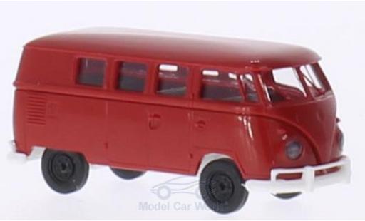 Miniature Volkswagen T1 1/87 Brekina b rouge/blanche Kombi Volkswagen T1 1/87 Brekina b rouge/blanche Kombi miniature