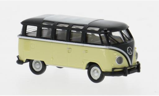 Miniature Volkswagen T1 1/87 Brekina b Samba noire/verte 1960 1:87 Volkswagen T1 1/87 Brekina b Samba noire/verte 1960 1:87 miniature