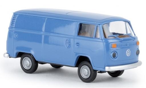 Miniature Volkswagen T2 1/87 Brekina Kasten bleue 1972 Volkswagen T2 1/87 Brekina Kasten bleue 1972 miniature