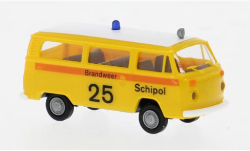 Miniature Volkswagen T2 1/87 Brekina Kombi 1973 Brandweer Schipol 1:87 Volkswagen T2 1/87 Brekina Kombi 1973 Brandweer Schipol 1:87 miniature