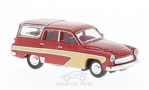 Wartburg 311 1/87 Brekina Camping rouge/beige miniature