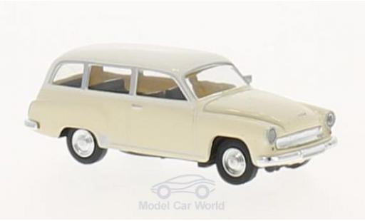Miniature Wartburg 311 1/87 Brekina Kombi beige/blanche Wartburg 311 1/87 Brekina Kombi beige/blanche miniature