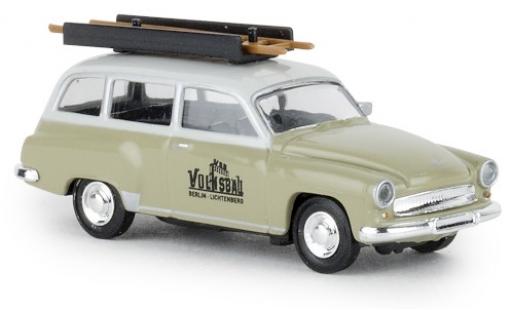 Miniature Wartburg 311 1/87 Brekina Kombi VEB Volksbau 1965 Wartburg 311 1/87 Brekina Kombi VEB Volksbau 1965 miniature