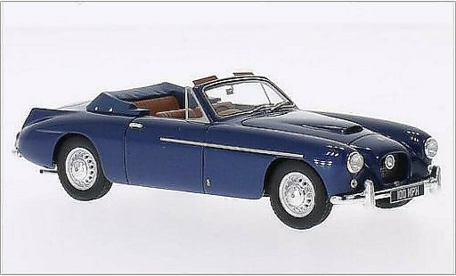 Bristol 405 cabriolet 1/43 Matrix DHC Abbot metallise bleu miniature
