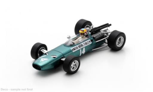 Brm P261 1/43 Spark BRM Formel 1 Gold Cup 1968 #14 T.Lanfranchi 1:43