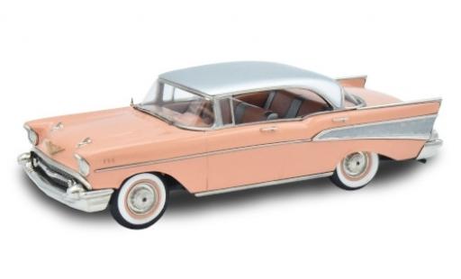 Miniature Chevrolet Bel Air 1/43 Brooklin Four-Door Hardtop rose/grise 1957 Chevrolet Bel Air 1/43 Brooklin Four-Door Hardtop rose/grise 1957 miniature