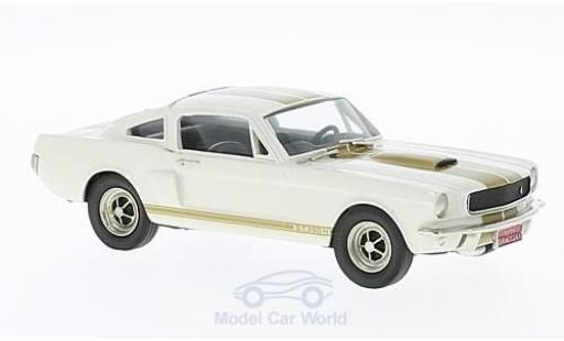 Miniature Ford Mustang 1/43 Brooklin blanche/gold 1966 ohne Vitrine Ford Mustang 1/43 Brooklin blanche/gold 1966 ohne Vitrine miniature